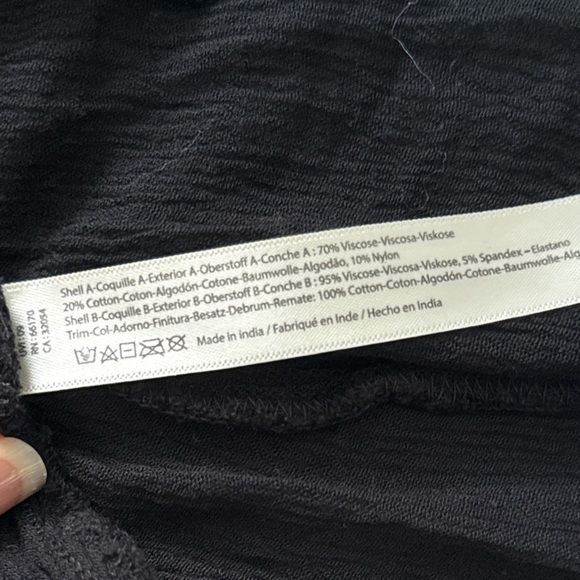 Free People One Black Slip Dress - Picture 7 of 8